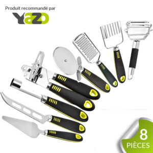 Yazo Ensemble<br>de 8 ustensiles de cuisine Shop