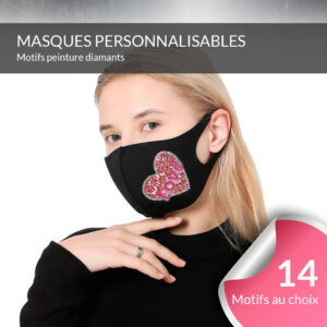 Yazo Masque personnalisable <br>avec peinture diamants Shop