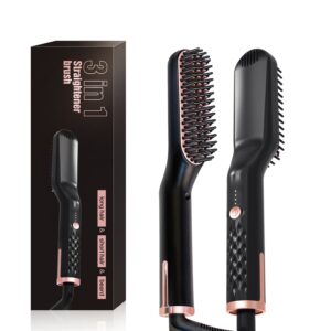 Brosse lissante cheveux et barbe